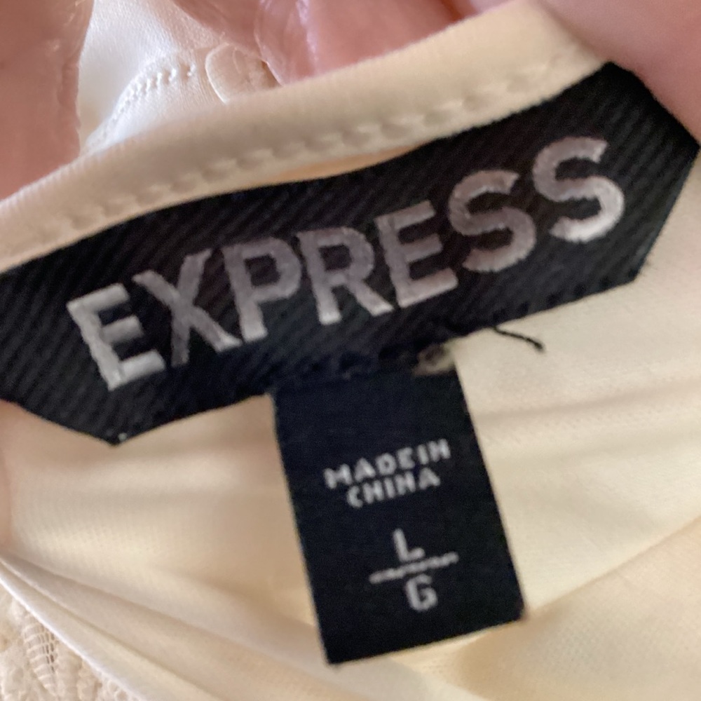 Cream Sleeveless Embroidered A-Line Dress - Picture 3 of 3